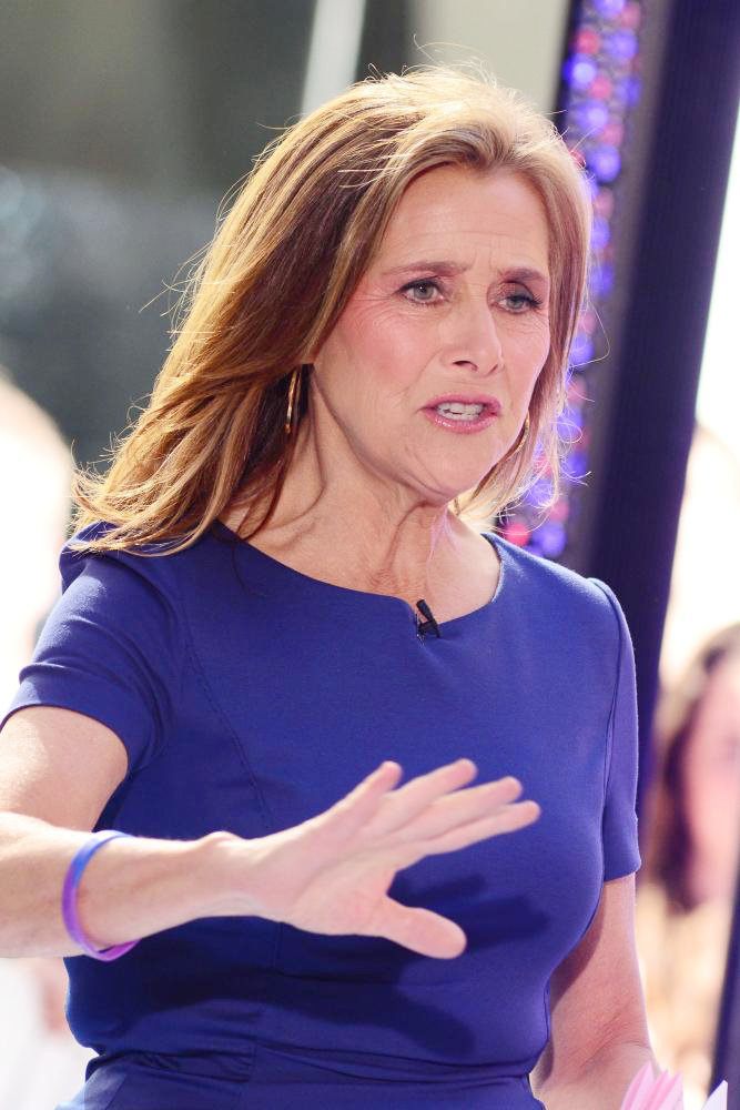 Meredith Vieira;<br>Meredith Vieira at Rockefeller Center for The Today Show